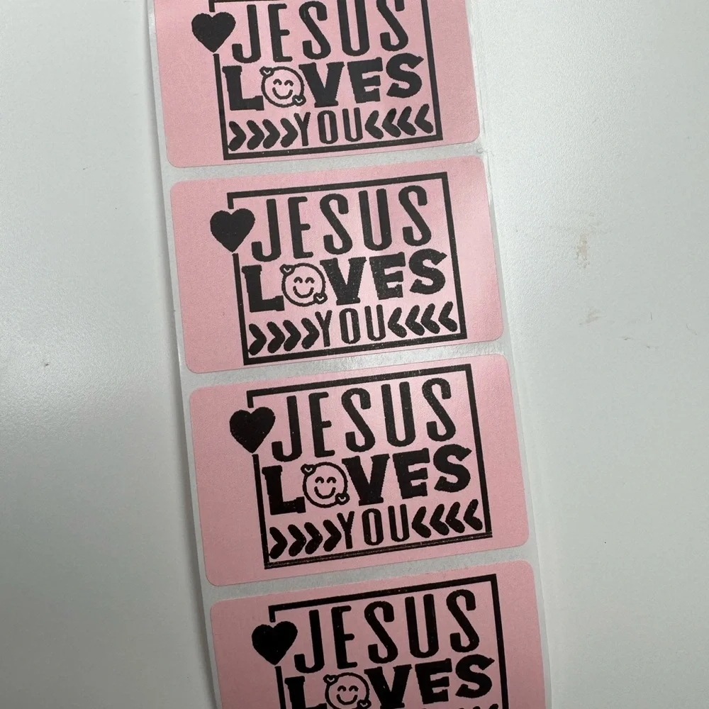 Jesus loves you sticker for small business sticker 2" thankyou Stickers labels - Picture 6 of 10